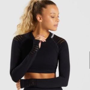 Gymshark Flawless Knit long sleeve crop top